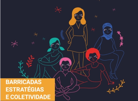 Capa da cartilha Barricadas, estratégias e coletividade