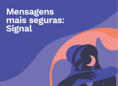 Capa do guia Mensagens mais seguras: Signal